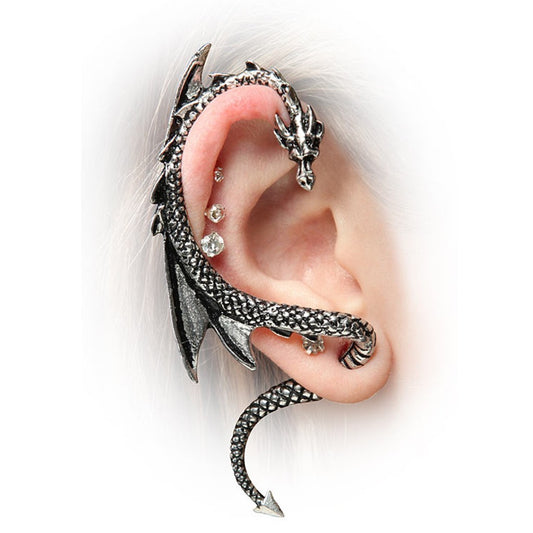 Creative Dragon Flyer Earrings - Bold Retro Punk Style with European and American Fashion